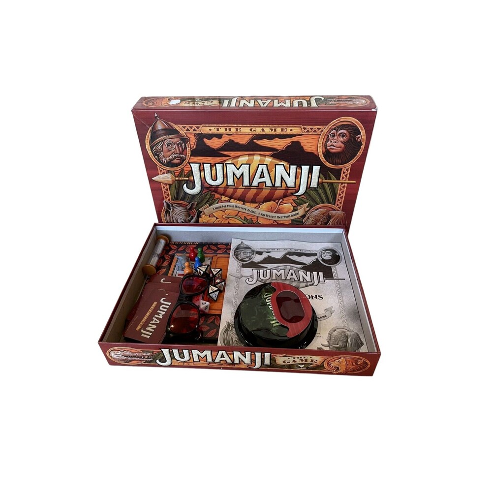 Cardinal 2017 Jumanji Board Game Complete in Box with Bonus Decoder Glasses